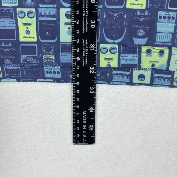 William Murray Polo Golf Shirt Mens XL Blue WMG Distortion Casual Short Sleeve - Picture 8 of 9